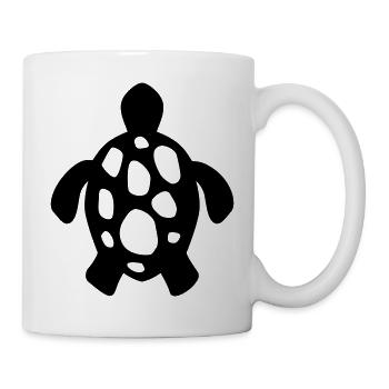 Sea Turtle – Underwater & Beach Motif - Mug - white - Right