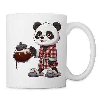 Funny Panda Coffee Lover Barista Morning Brew - Mug - white - Right
