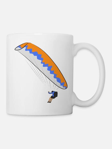 Gleitschirm Fliegen - Tasse - Weiß