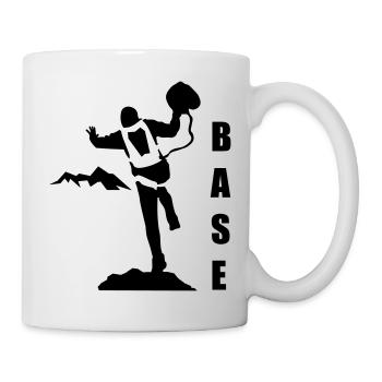 BASE jumping - Tasse - Weiß - Rechts