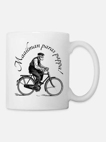 The World's Best Grandpa - Grandpa - Grandpa - Cyclist - Mug - white