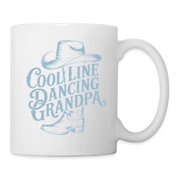 Grand-père danseur en ligne cool - Mug blanc - blanc - Droite