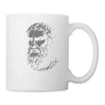 Epiktetus Reichtumszitat-Tee - Tasse - Weiß - Rechts