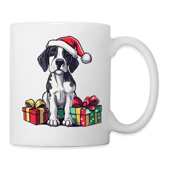 Cadeaux de Noël pour le chien dogue allemand - Mug blanc - blanc - Droite