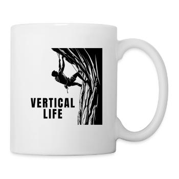 Conception de paroi raide Vertical Life Climber - Mug blanc - blanc - Droite