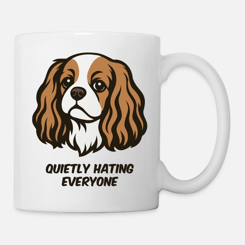 Le Chevalier Silencieux déteste tout le monde - Mug blanc - blanc
