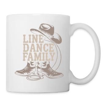 Line Dance Family Western Boots - Mug - white - Right
