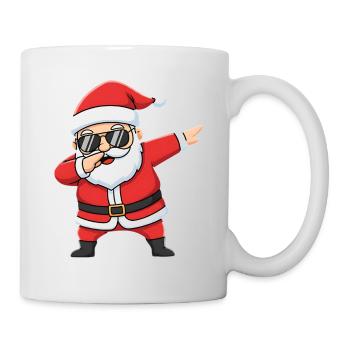 Dabbing Santa Cartoon Christmas - Mug - white - Right