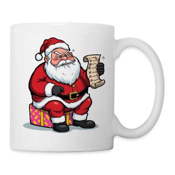 Santa Claus Humorous Checklist - Mug - white - Right
