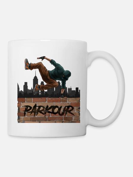 Parkour - Mug blanc - blanc