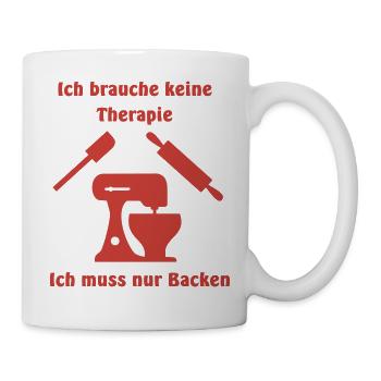 Baking Food Processor Therapy - Mug - white - Right