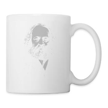 Bakunin Portrait Bold Typography - Mug - white - Right