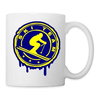 Ski Team  - Tasse - Weiß - Rechts