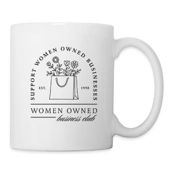 Soutenez les entreprises détenues par des femmes entrepreneures - Mug blanc - blanc - Droite