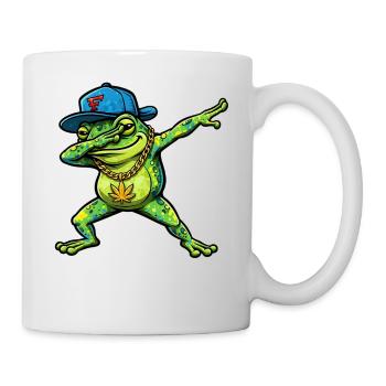Style artistique de rue Dabping Frog - Mug blanc - blanc - Droite