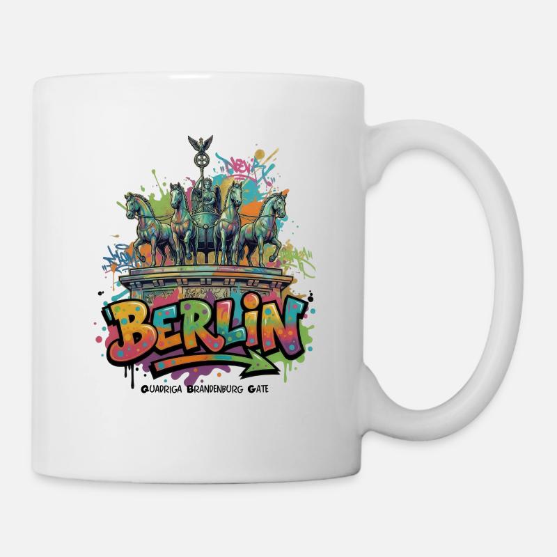 Quadriga Berlin – Hoffnung über dem Tor  - Tasse - Weiß