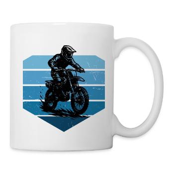 Un motocross parfait pour tous les sports - Mug blanc - blanc - Droite