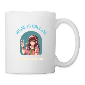 Anime Calls : Et je dois y aller - Mug blanc - blanc - Droite