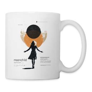 L’Enfant au clair de lune dans le cercle des rêves - Mug blanc - blanc - Droite
