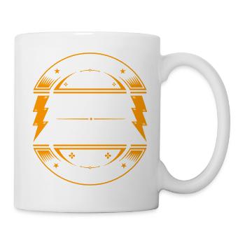 Je sais que c’est juste un badge de heavy metal - Mug blanc - blanc - Droite