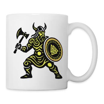 erstelle mir ein wildschwein als tribal in einem w - Tasse - Weiß - Rechts