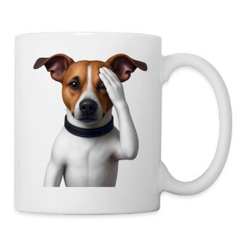 DOG WATCHING YOU - animals - Mug blanc - blanc - Droite