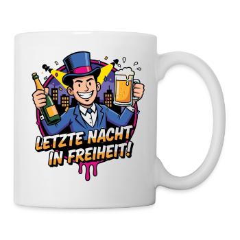 Last Night Freedom Party - Mug - white - Right