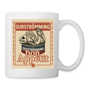 Surströmming Défi Audacieux - Mug blanc - blanc - Droite