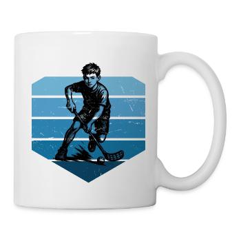 Floorball Liebe zum Anziehen - Tasse - Weiß - Rechts