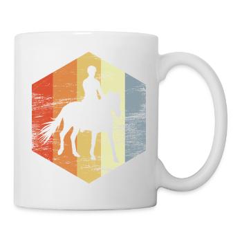 Riding Retro Look - Mug - white - Right