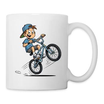 Hardly Bikeless Bike Pun Biker - Mug - white - Right
