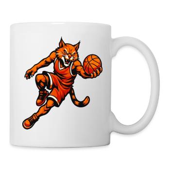 Basketball Tiger Rampage - Tasse - Weiß - Rechts