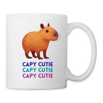 Capybara Charmante - Mug blanc - blanc - Droite
