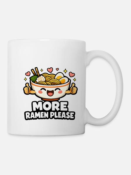 More Ramen Please - Tasse - Weiß
