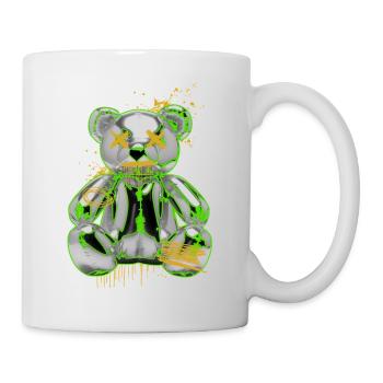 Rébellion des ours en peluche graffitis Art urbain - Mug blanc - blanc - Droite
