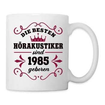 Audiologist Birthday Born in 1985 Colleague - Mug - white - Right