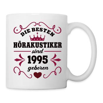 1995 Hearing Aid Acoustician Birthday Colleague Work - Mug - white - Right