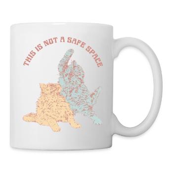 THIS IS NOT A SAFE SPACE - Mug - white - Right