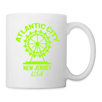 Atlantic City - Fondé en 1854 - New Jersey - États-Unis - Mug blanc - blanc - Droite