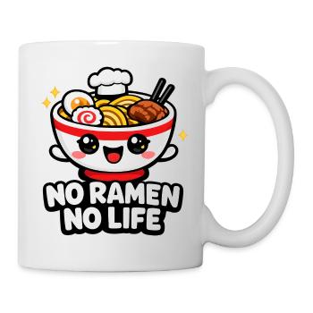 Ramen Lächeln Bowl - Tasse - Weiß - Rechts