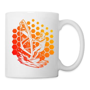 Modern Windsurfing Artwork - Mug - white - Right