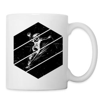 Direkte Handball Aussage fuer Frauen - Tasse - Weiß - Rechts