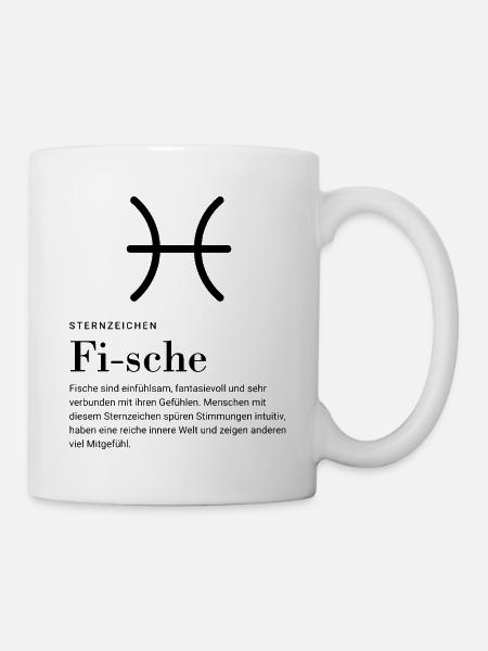Zodiac sign Pisces - Mug - white