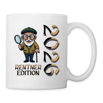 Rentner Detektiv Edition - Tasse - Weiß - Rechts