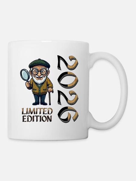 Limitierte Edition Rentner Ruhestand Opa - Tasse - Weiß