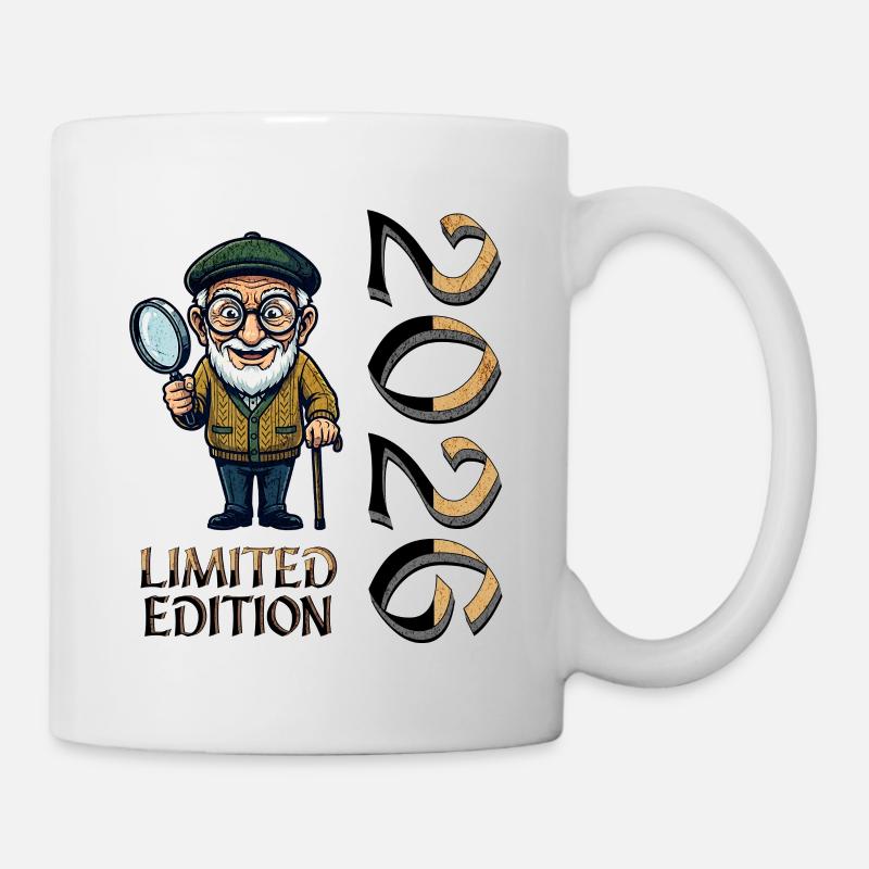 Limitierte Edition Rentner Ruhestand Opa - Tasse - Weiß