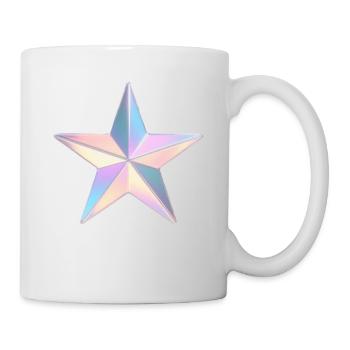 Pastel Iridezed Star - Mug - white - Right