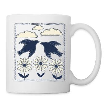 Night Bird Print - Mug - white - Right