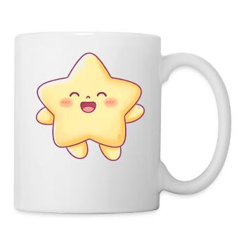 Étoile de Kawaii Smile Star Kids - Mug blanc - blanc - Droite
