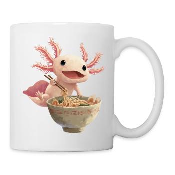 Axolotl Ramen Nudeln - Tasse - Weiß - Rechts